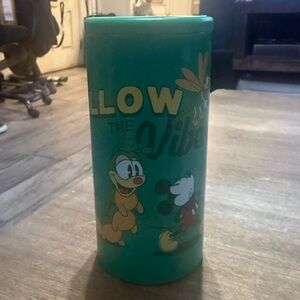 Green Disney Tumbler with Mickey and Pluto